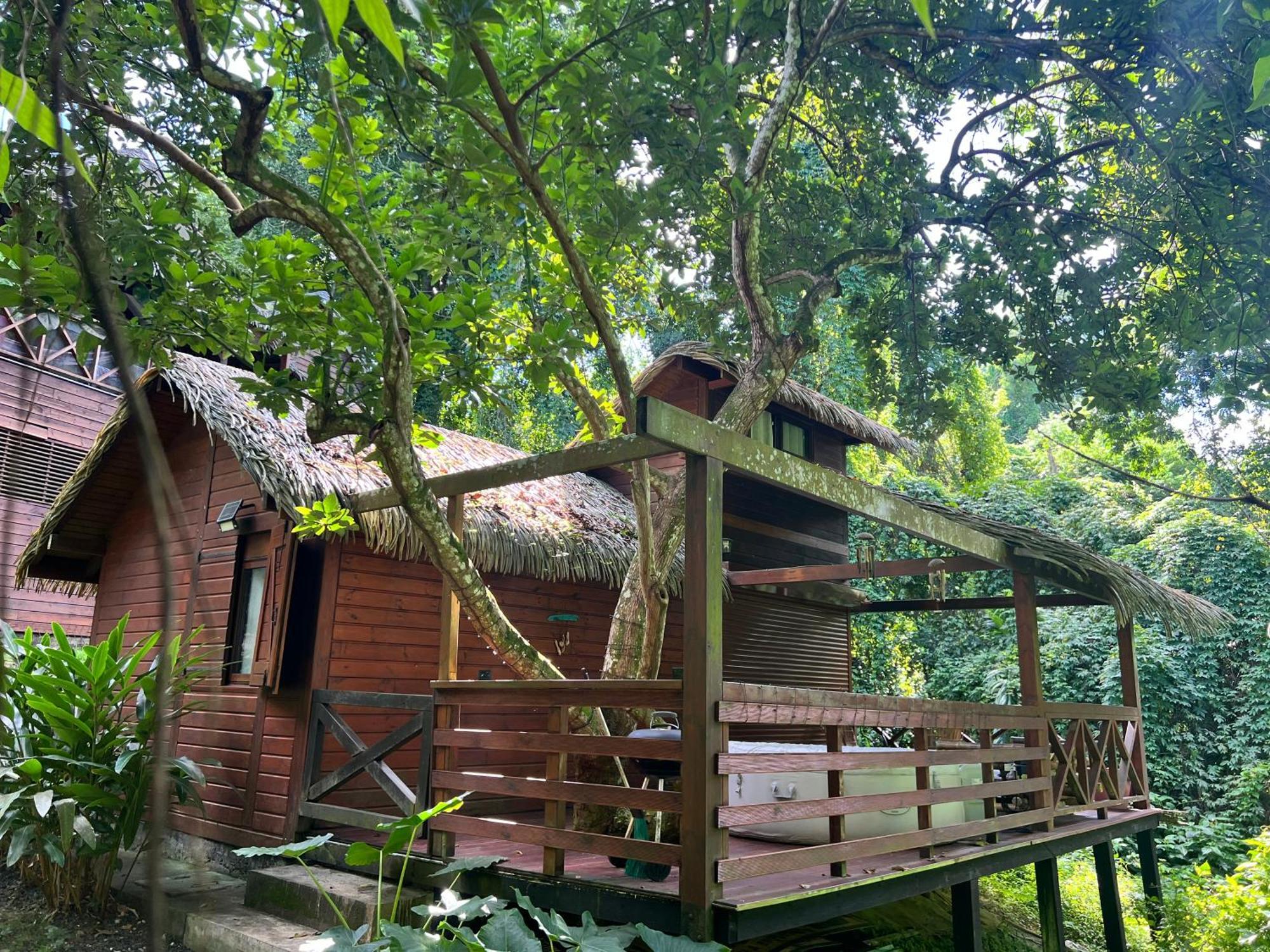 Ti Zaboka Chalet , Spa Privatif Les Abymes Extérieur photo